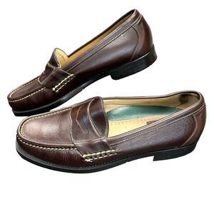 DEXTER Classic Dark Brown Leather Penny Loafers Men’s Size 10 M